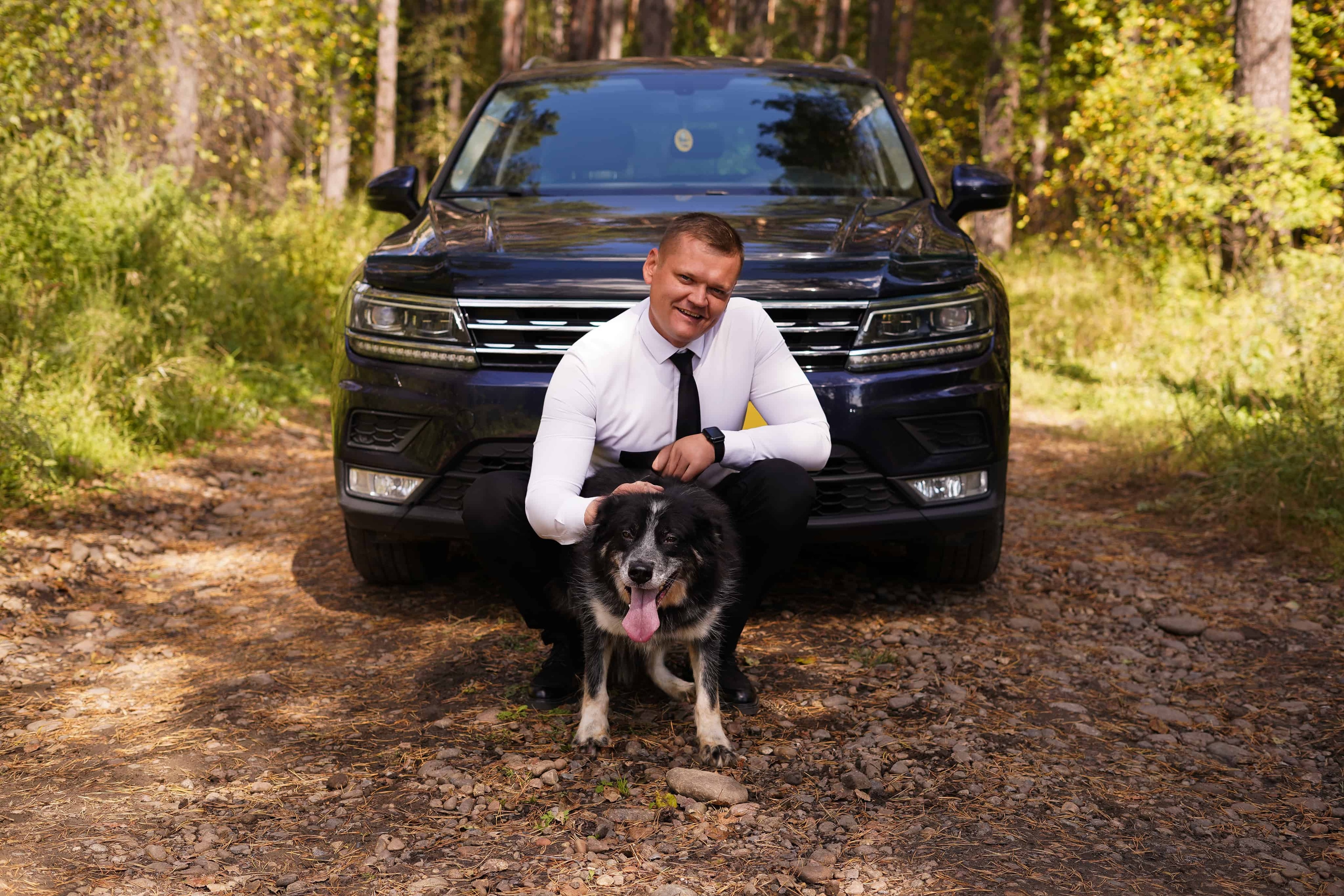 Грей из К9 и Volkswagen Tiguan из Yes Auto